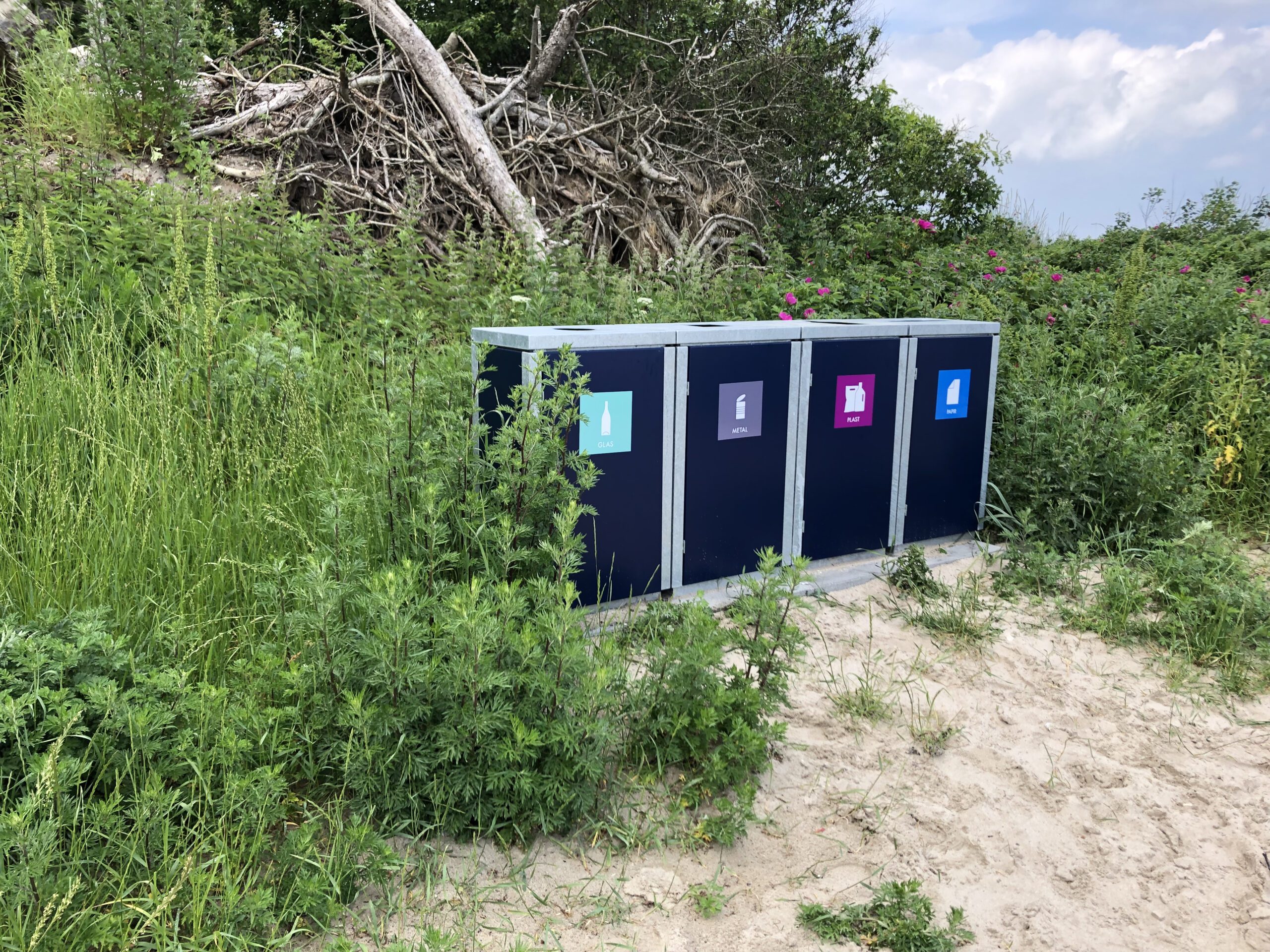 sortering af affald Hvidovre strandpark