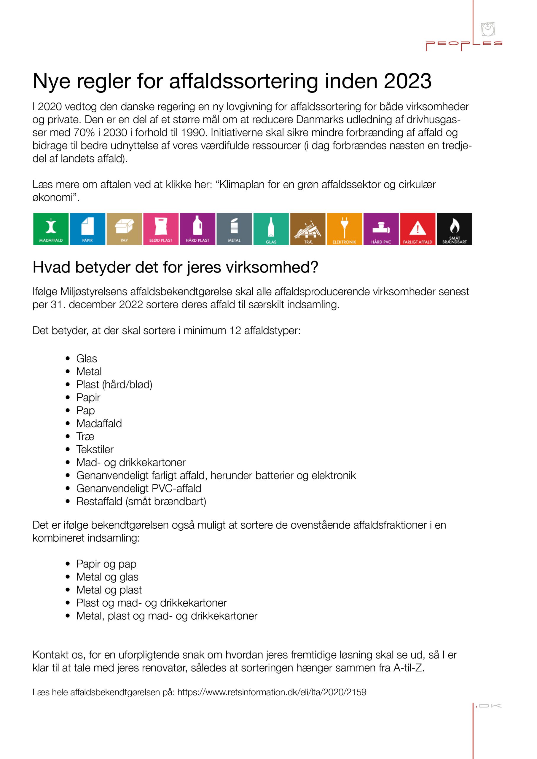 regler for affald 2022
