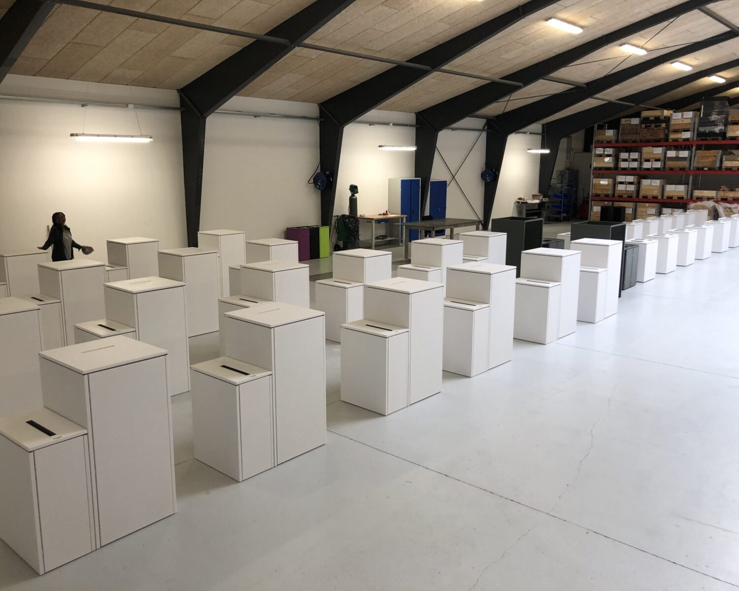 Holmris B8 1 produktion skraldespande