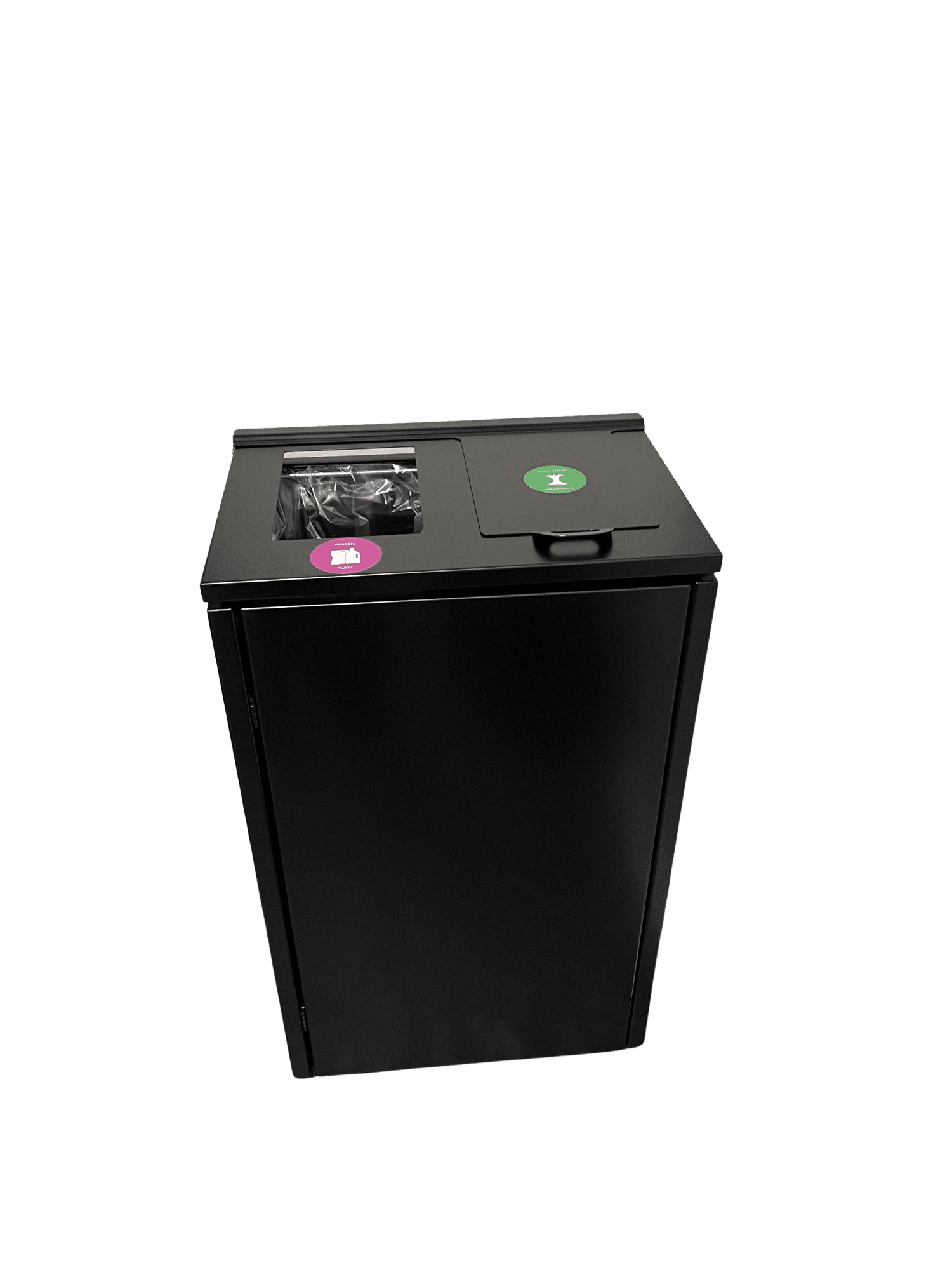 indendørs affaldssortering lukket madaffald