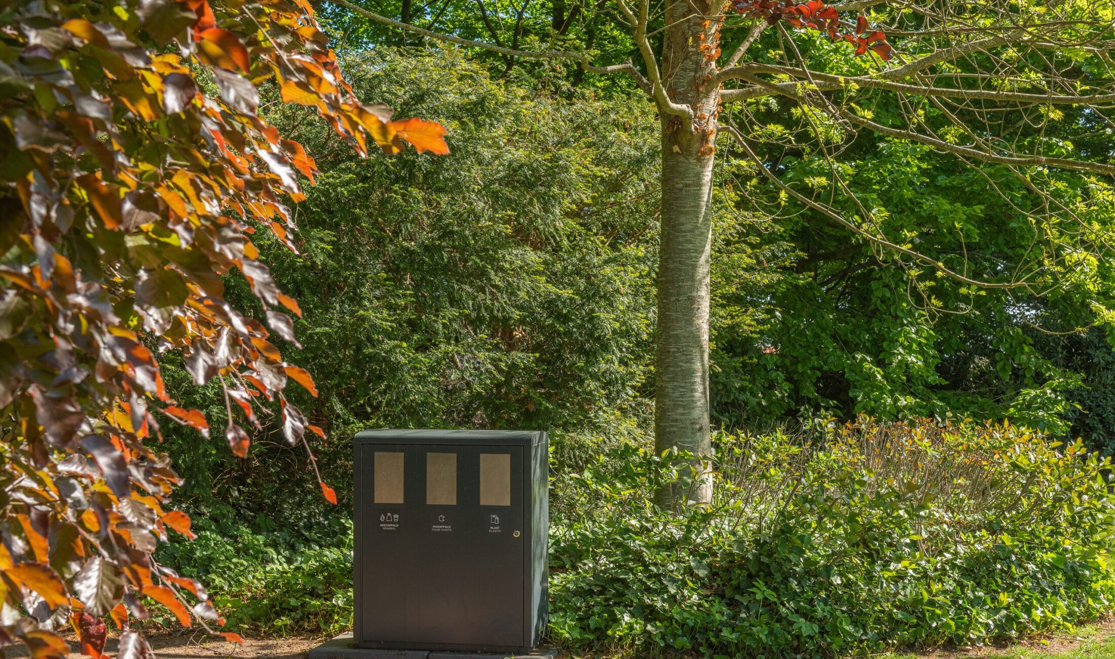 Louisiana affaldssortering udendørs