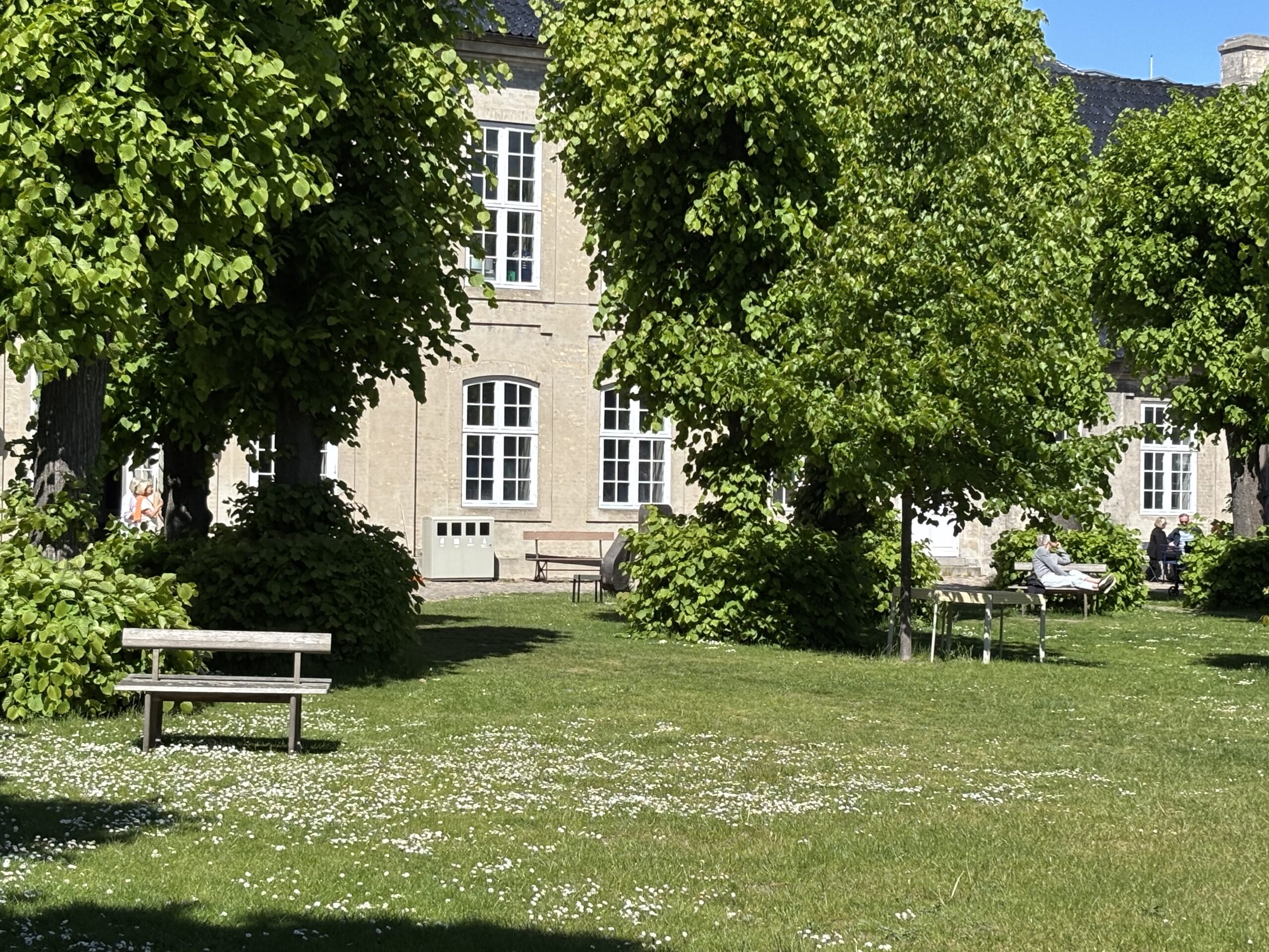 Peoples bænke opsat på Designmuseum Danmarks grønne områder